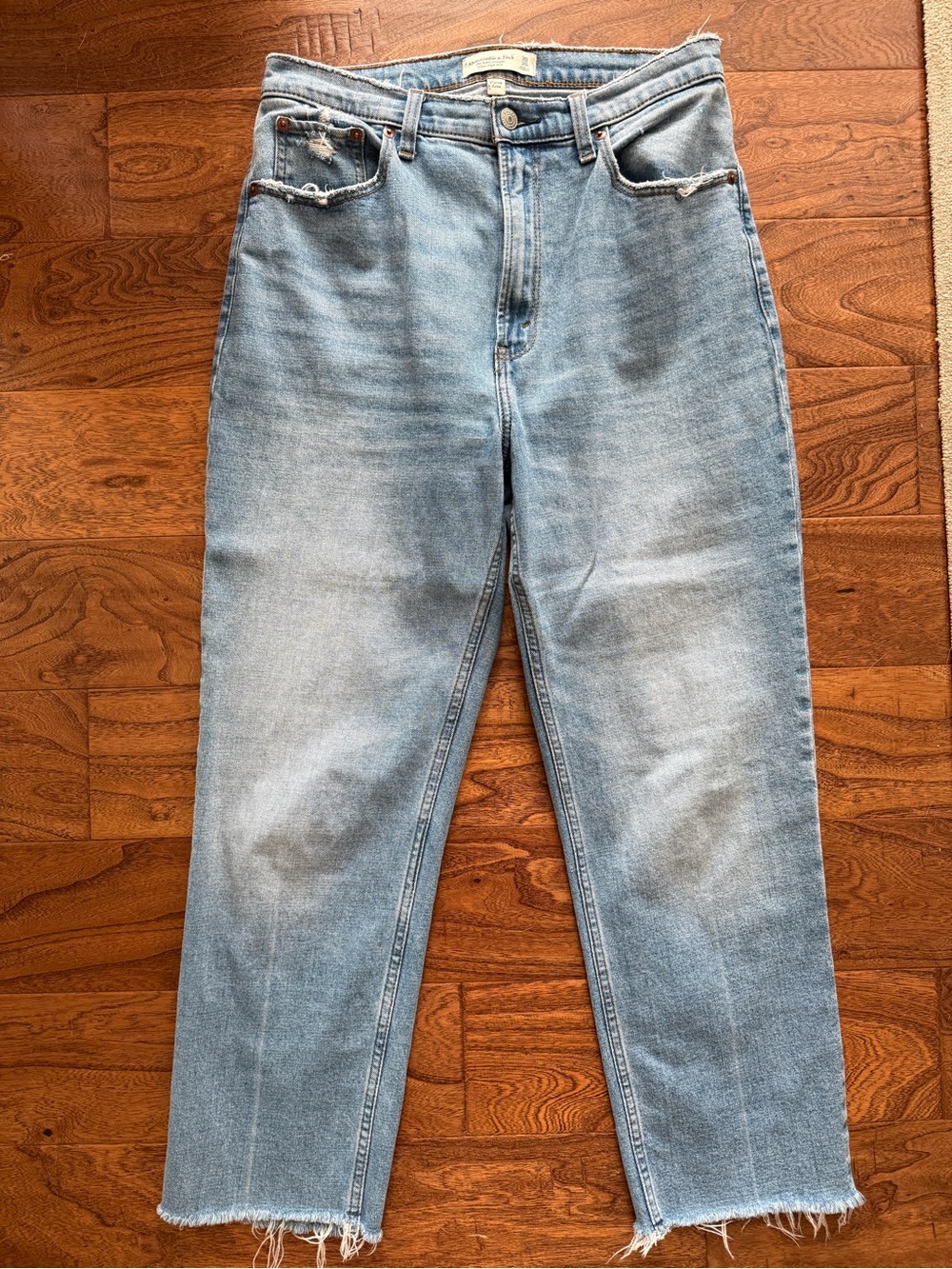 Abercrombie Curve Love Ankle Straight Jeans